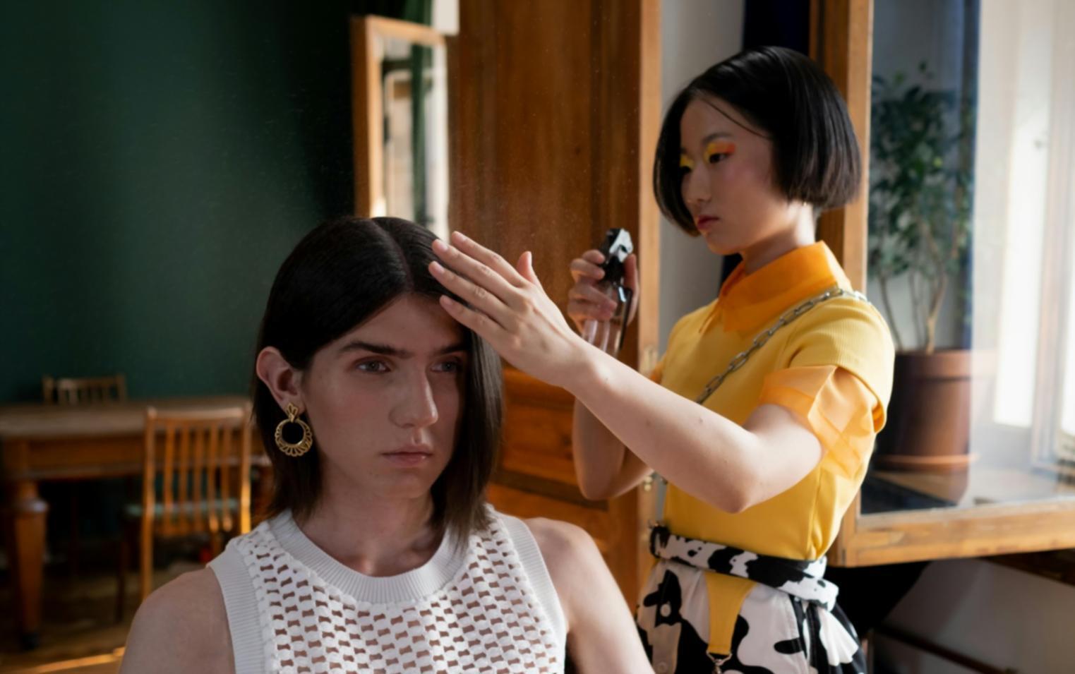 Sessione pratica di makeup professionale